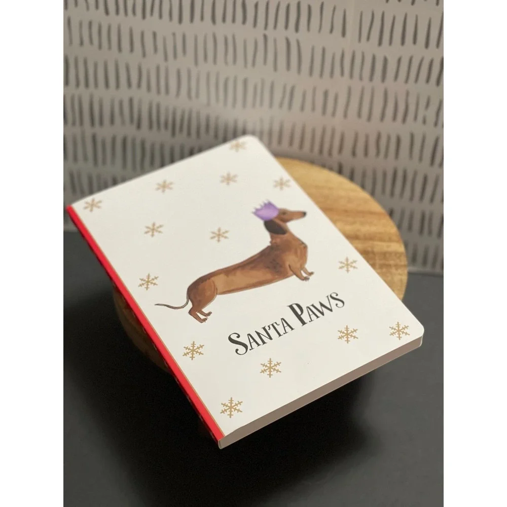 Milly‎ Green - Santa Paws Dachshund Notebook